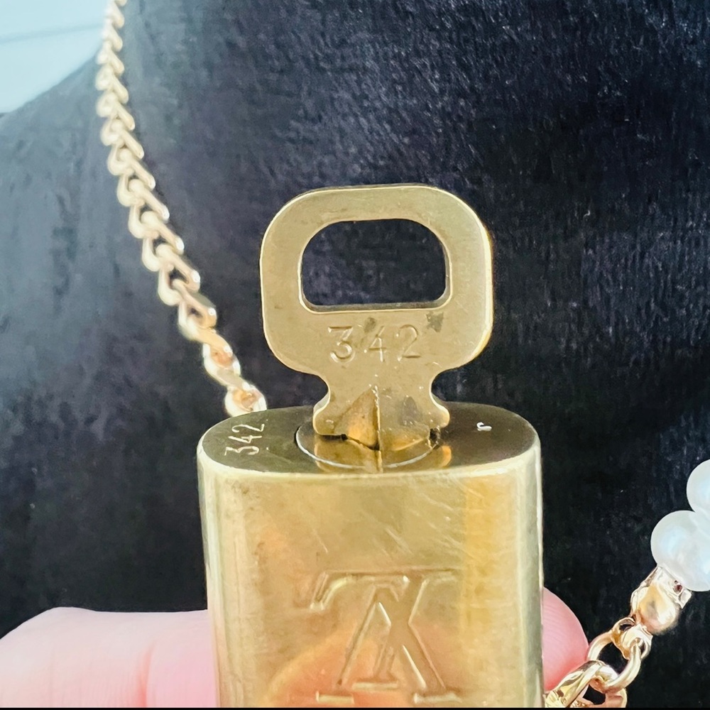 Louis Vuitton Lock And Key On A Chain - image 3